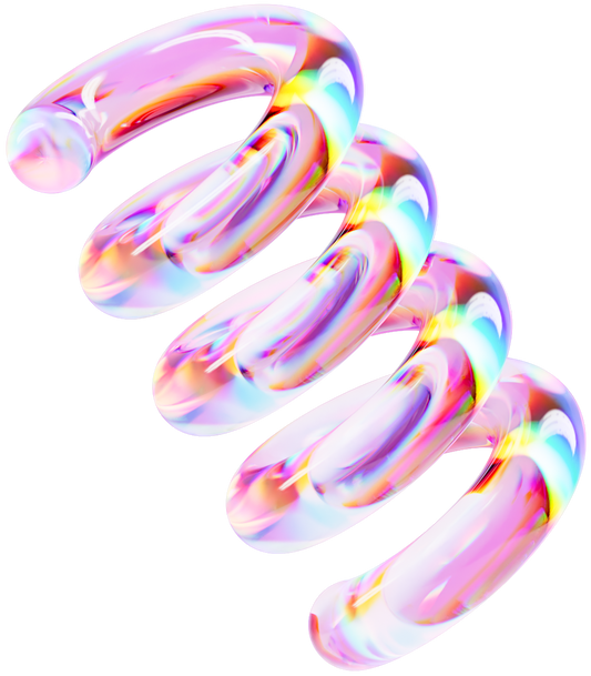 3D Holographic Glass Spring